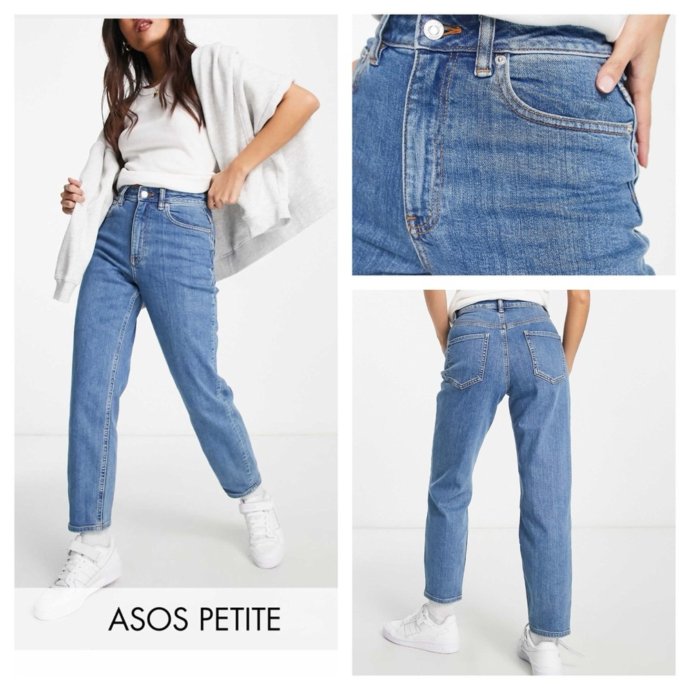 ASOS Design Petite Slim Mom Jeans